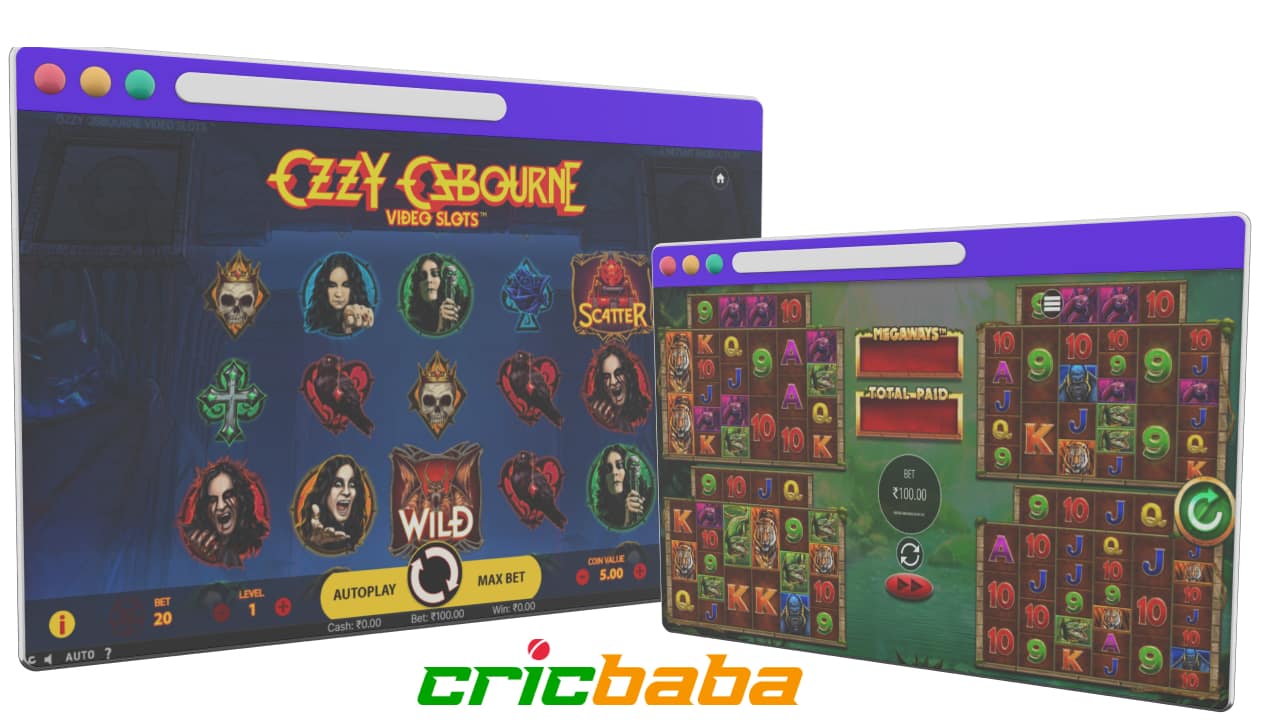 Cricbaba casino slot games