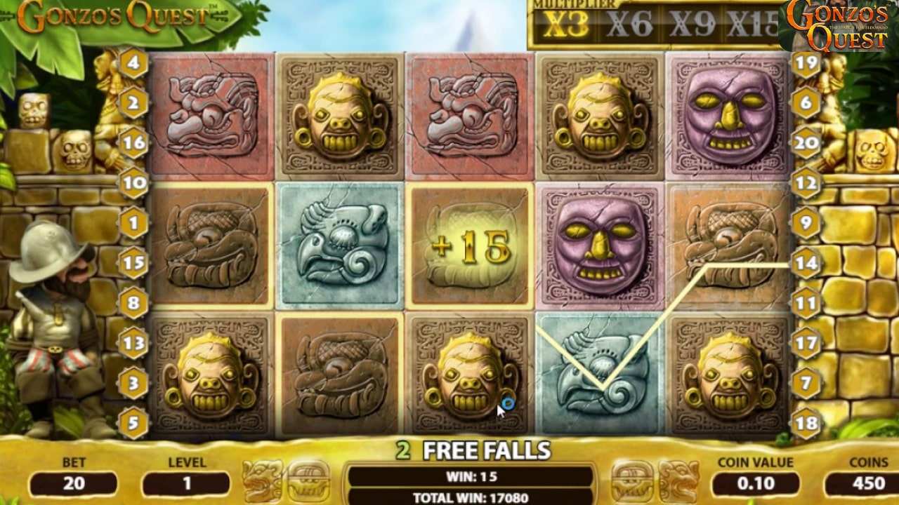 Gonzo's Quest slot Free Falls