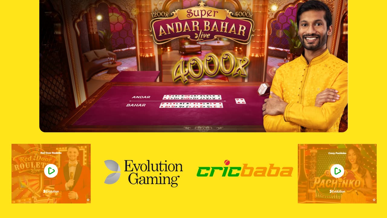 Super Andar Bahar live casino game at Cricbaba Live Casino