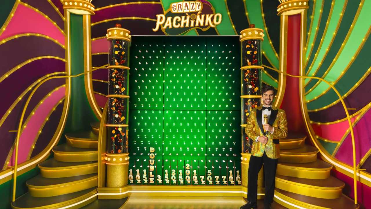 Crazy Pachinko live casino game studio and live dealer